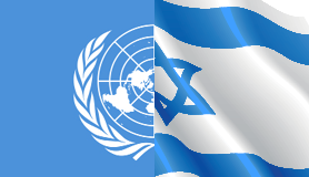 מיכאל לייטמן - ישראל או"ם אומות מאוחדות דגלים
